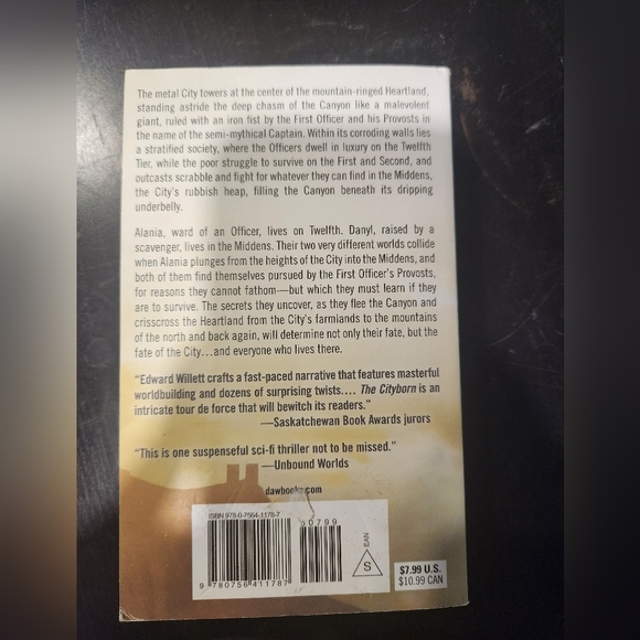 The Cityborn by Edward Willett Book - Picture 2 of 2